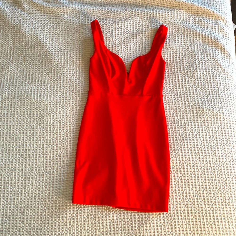 Gorgeous red cocktail party dress